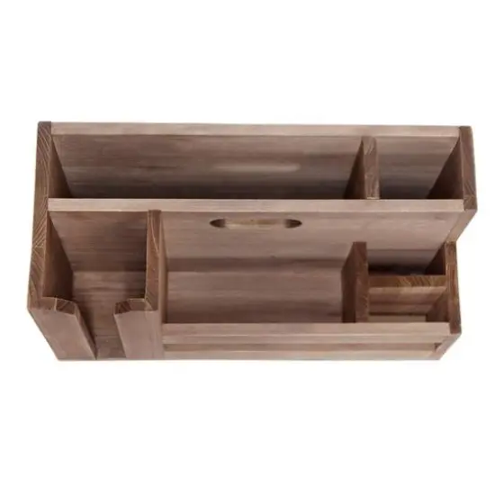 Elegant Designs Wood Caddy Organizer Natural Wood {14}