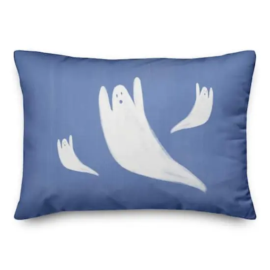 Beware Of Ghosts Throw Pillow {3}