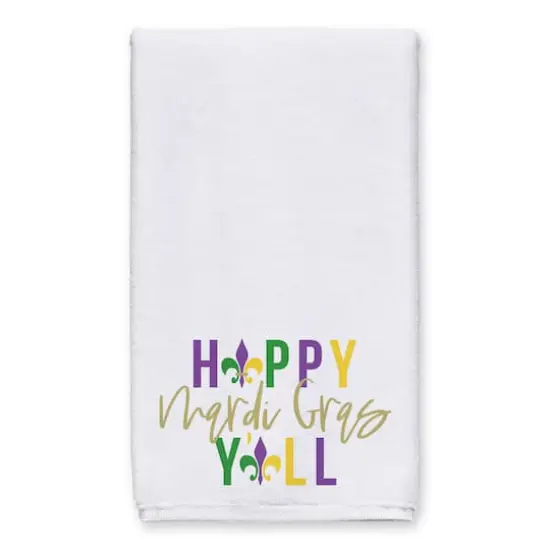 Mardi Gras Stripes Tea Towel Set {3}