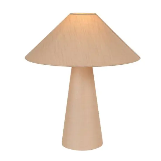Hello Honey&reg; 22" Lumina Natural Linen Table Lamp {8}