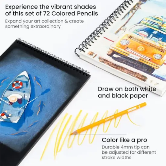 Arteza&reg; 72 Color Expert Colored Pencils Set {4}