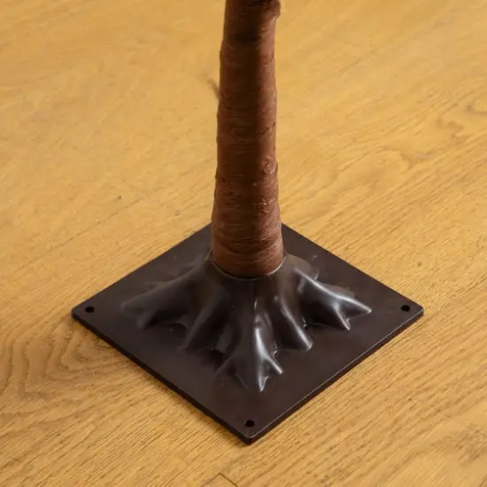 4ft. Pre-Lit Autumn Eucalyptus Artificial Fall Tree with Pinecones, Berries and 60 Warm White LED Lights {7}