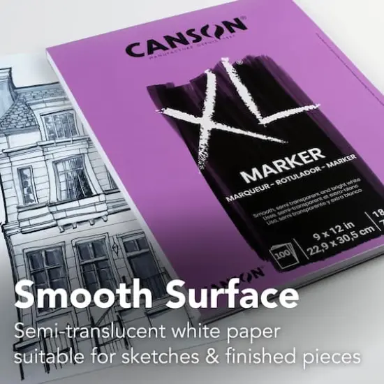 Canson&reg; XL&reg; Marker Pad, 9'' x 12'' {4}