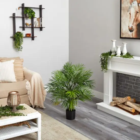 3ft. Potted Areca Silk Palm Tree {4}