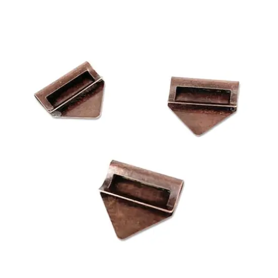 49 And Market Curators Antique Brass Metal Index Clips, 8ct. {4}