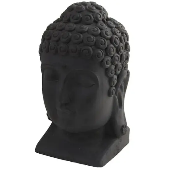 15.5" Gray Buddha Head {3}