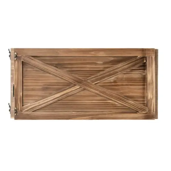 Glitzhome&reg; 22" Natural Wooden Tree Collar {8}