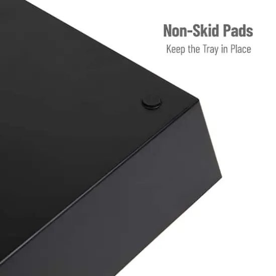 Mind Reader 24" Black 5-Compartment Countertop Organizer {5}