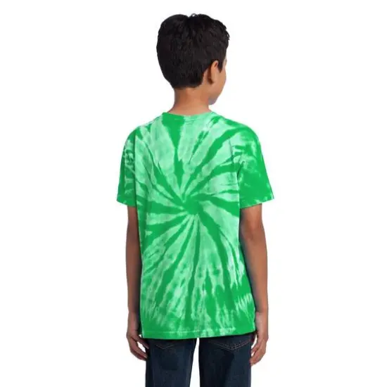 Port & Company&reg; Youth Tie-Dye T-Shirt Kelly {6}