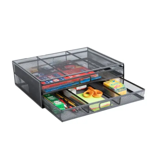 Mind Reader Monitor Stand with Drawer Storage {1}