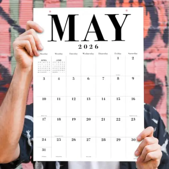 2026 Medium Art Poster Wall Calendar {6}