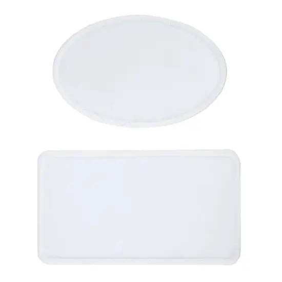 Rectangle & Oval Sublimation Patches, 8ct. by Make Market&reg; {1}