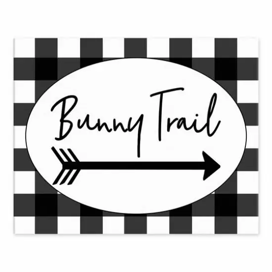Buffalo Check Bunny Trail Tabletop Canvas {1}