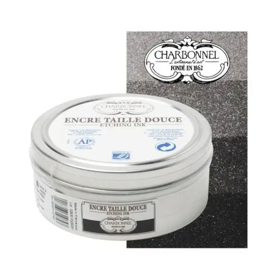 Charbonnel Etching Ink, 200mL Black Luxe {5}