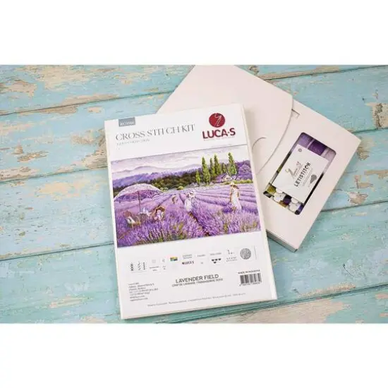 Luca-s Lavender Field Counted Cross Stitch Kit {8}