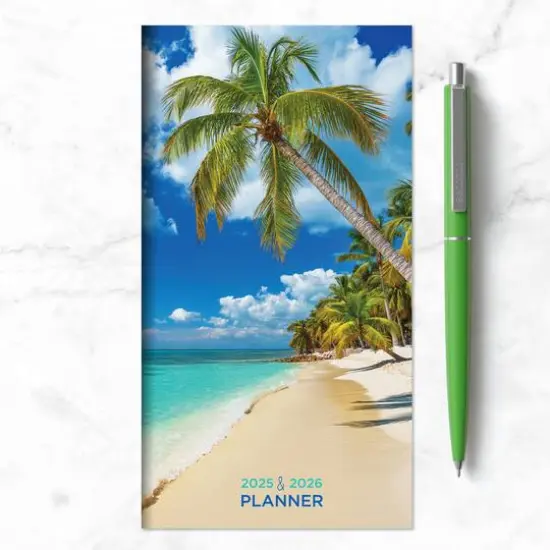 TF Publishing 2025 - 2026 Beaches Small Monthly Pocket Planner {9}