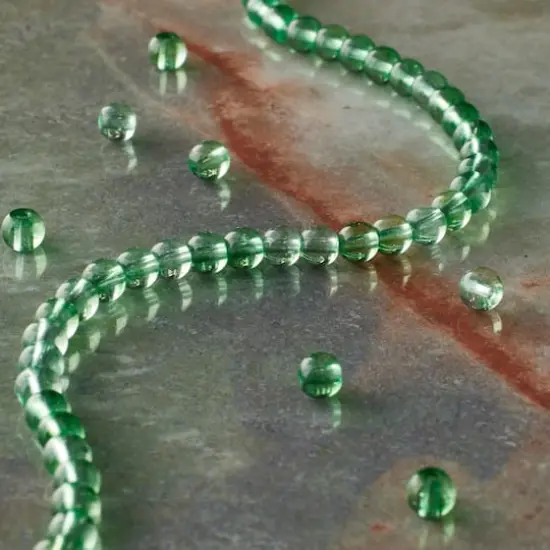 Light Green Quartz Round Beads by Bead Landing&trade; {3}