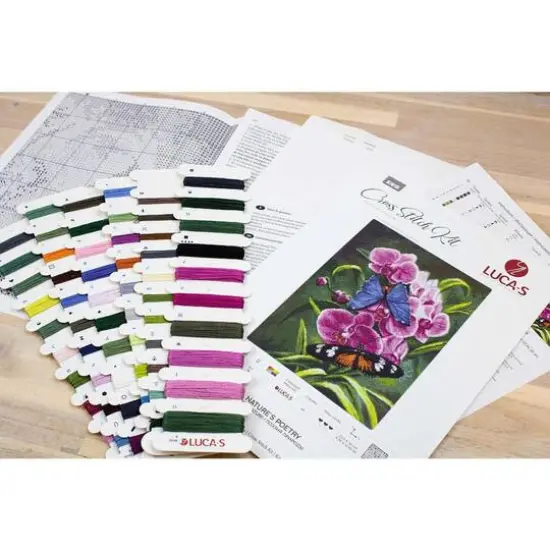 Luca-s Nature&rsquo;S Poetry Counted Cross Stitch Kit {12}