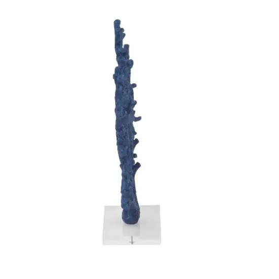 16" Blue Coastal Coral Sculpture {4}