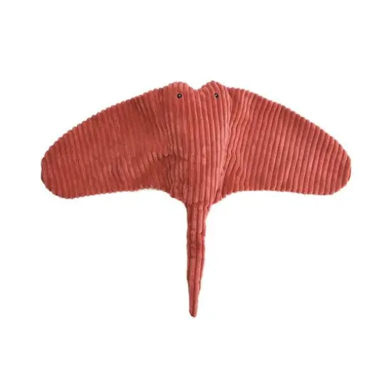 Hello Honey&reg; 25" Rust Plush Corduroy Manta Ray {10}