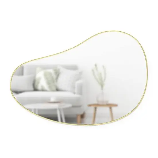 Umbra 36" Brass Hubba Pebble Mirror {1}