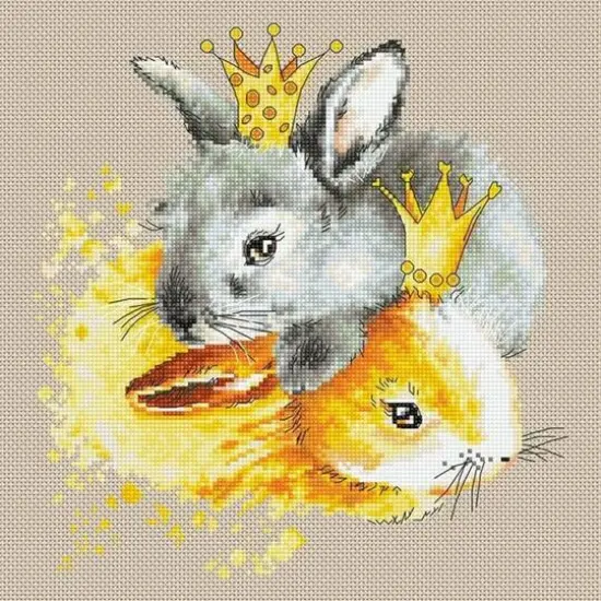 Luca-s Bunnies Counted Cross Stitch Kit {1}