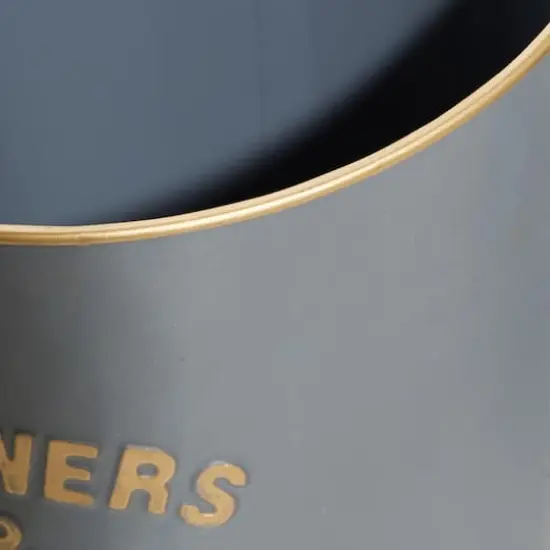 Multicolored Metal & Wood Farmhouse Planter Set {6}