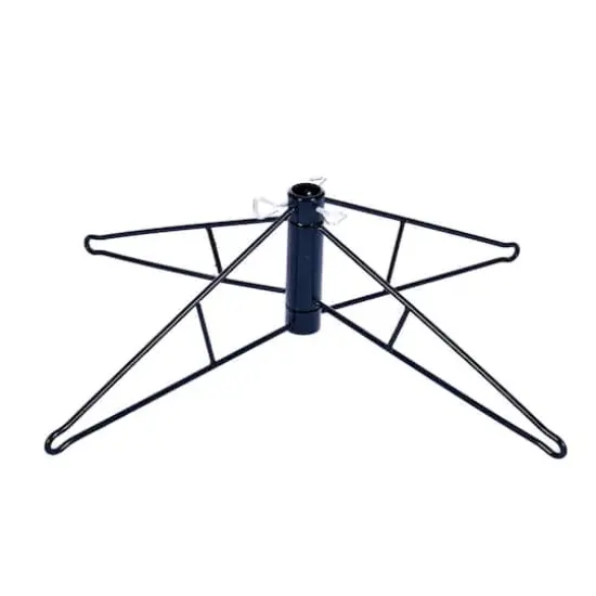 9ft. Pre-Lit Flocked Utica Fir Artificial Christmas Tree, Pure White LED Lights {5}