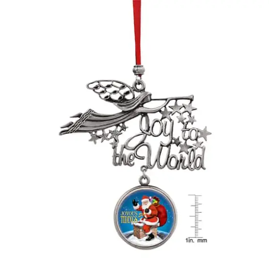 Joy to the World Santa Joyous Tidings JFK Half Dollar Ornament {3}
