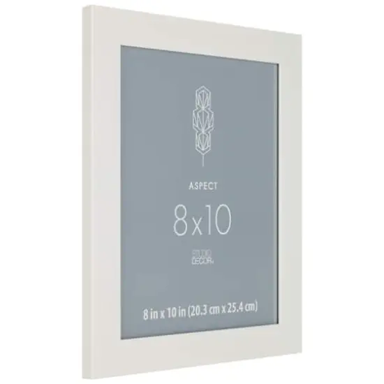 Aspect 8" x 10" White Wide Frame by Studio D&eacute;cor&reg; {4}