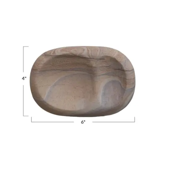 Hello Honey&reg; 6" Earthy Sandstone Dish {4}