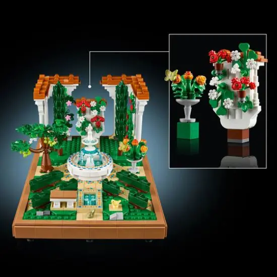 LEGO&reg; Icons Fountain Garden Home and Office Decor, Building Set for Adults 10359 {8}