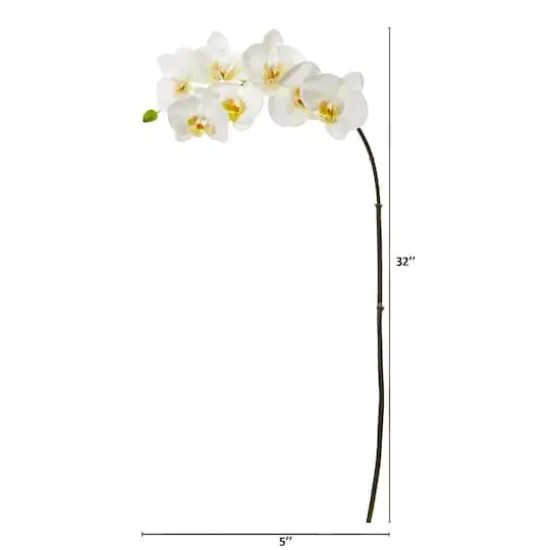 32" Phalaenopsis Orchid Artificial Flower (Set of 6) {3}