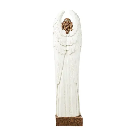 Glitzhome&reg; 30.5" Ivory Nativity Angel Porch D&eacute;cor {8}