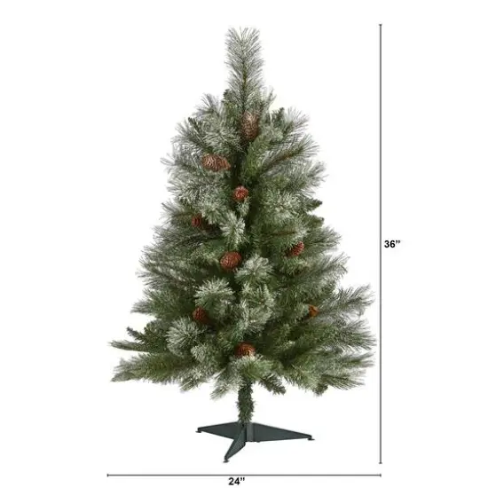 3ft. Unlit French Alps Mountain Pine Artificial Christmas Tree {7}