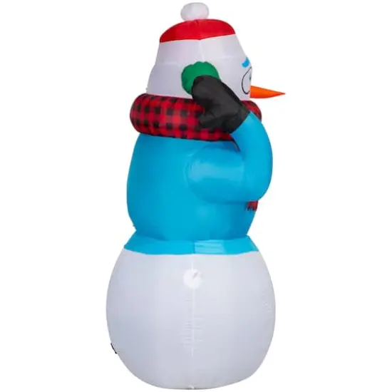 6ft. Animated Airblown&reg; Inflatable Christmas Super Chill Snowman {4}
