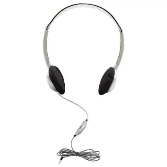 HamiltonBuhl&reg; SchoolMate&trade; HA2V On-Ear Stereo Headphones with Microphone, 2ct. {3}