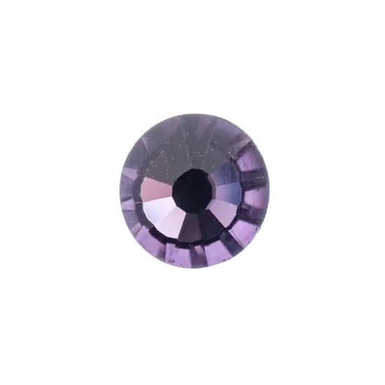 John Bead Crystal Lane SS30 Glass Round Flatback Rhinestones, 288ct. Light Violet {3}