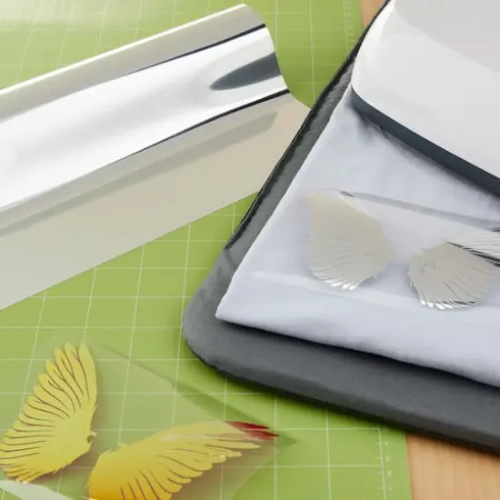 Siser&reg; Metal Heat Transfer Vinyl, 36" Silver {3}