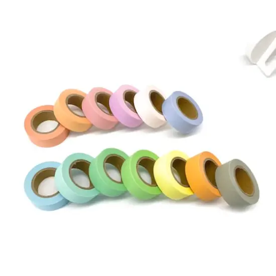 Solid Pastel Crafting Washi Tape Set by Recollections&trade; {1}