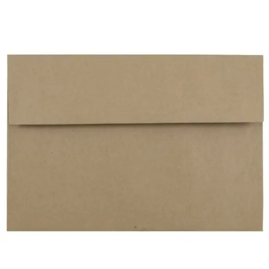 JAM Paper A8 Passport Invitation Envelopes, 50ct. Brown Kraft Paper Bag {1}