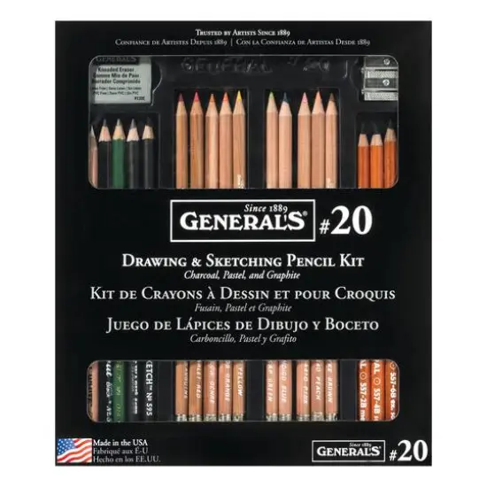 General's&reg; No. 20 Drawing & Sketching Pencil Kit {1}