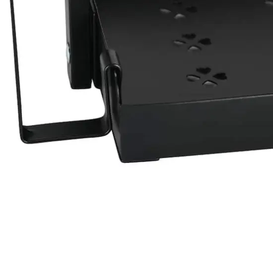 Household Essentials 12" Black Metal 2-Tier Countertop Caddy {6}