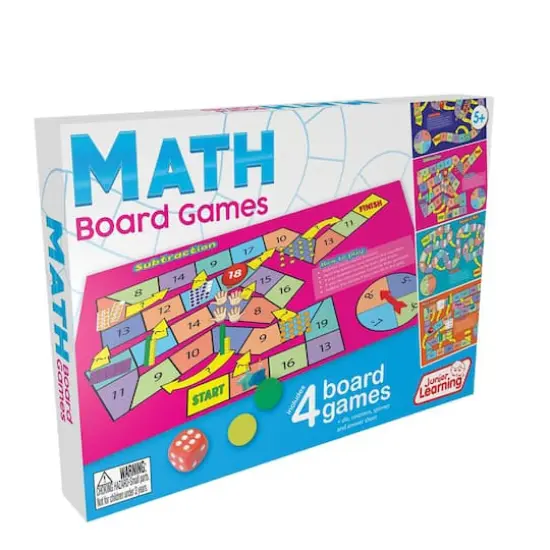 Junior Learning&reg; Math Learning Educational Board Games {1}