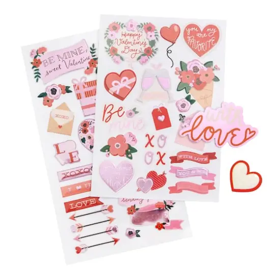 Valentine's Day Holiday Stickers by Recollections&trade; {1}