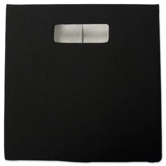 DII&reg; 13" Polyester Solid Storage Cube Black {6}