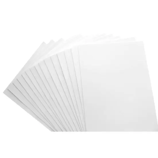 Essentials by Leisure Arts 2mm White Foam Sheets, 15ct. {3}