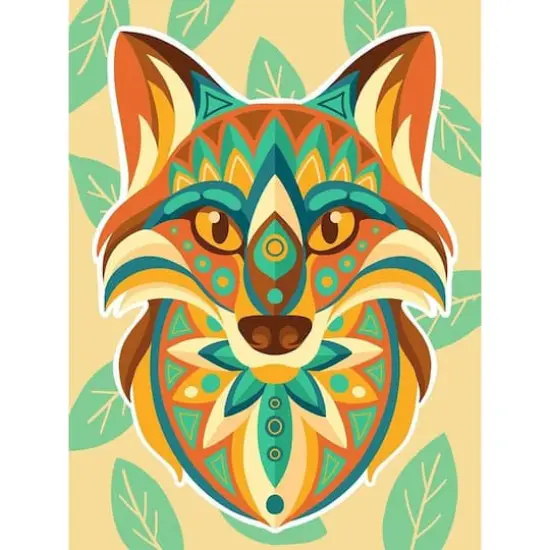 Crafting Spark Colorful Fox Diamond Painting Kit {3}