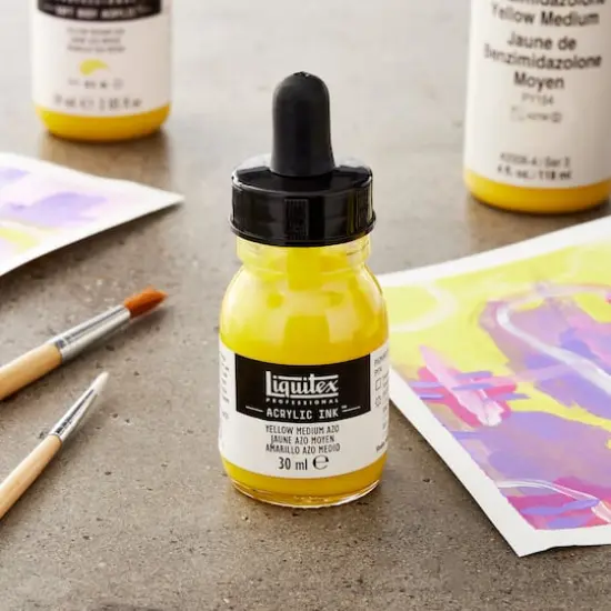 Liquitex® Professional Acrylic INK!, 1oz.Yellow Medium Azo {3}