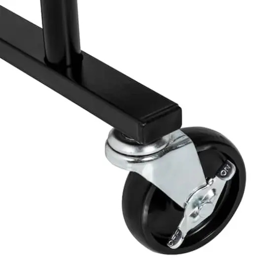 Honey Can Do 50-Pair Black Rolling Shoe Storage {5}